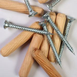 나무칼블럭 40mm 15~20Set 목재 옷장 가구 싱크대 헐거워진구멍 나사못 피스 칼브럭