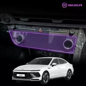 쏘나타 디엣지 튜닝 통합 공조 컨트롤러 액정 보호 필름 지문 방지