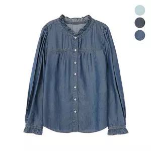 TAGME 프릴 데님 블라우스 3종 택1