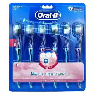 오랄비 고탄력 초미세모 잇몸전문케어(6입) 칫솔미세모 미세모칫솔 초미세