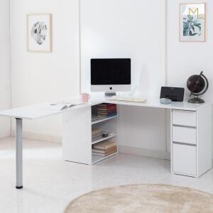 [아트박스]/모로 아니스 1600 ㄱ자형 책상 서랍 컴퓨터 게이밍 1인용