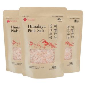 히말라야 핑크솔트 1.5kg 굵은입자 가는입자 건강한 미네랄소금 암염100% 김장소금 간수NO