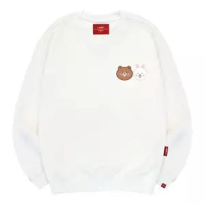 엘라모 3M 큐티애니멀프렌즈 맨투맨 남녀공용 빅사이즈 S~4XL