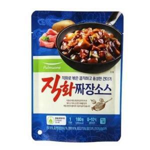 풀무원 가정식 직화 짜장소스 (1인분) (180g) 자취 튀김 전 간식 술안주 간편식 캠핑