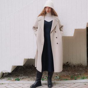 [올리브데올리브] 빅카라 반더블 핸드메이드 코트 OW3WH0640