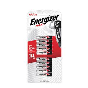 에너자이저 건전지 알카라인 맥스 AAA 10입