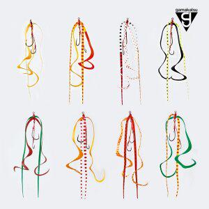 [가마가츠] OGN-037 앵환 멀티 컬리 넥타이 유닛 참돔 타이라바 스커트 바다 선상 낚시채비