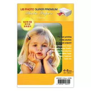 UB포토 광택 잉크젯 포토용지 210g 4X6 300매