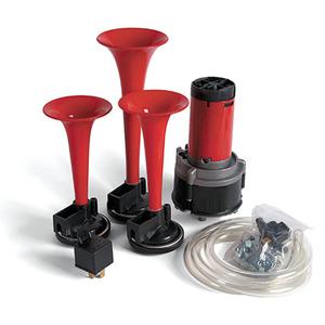 우리파파 마르코혼 12v 자동차 오토바이 3나팔 에어혼 멜로디 나팔혼 에어크락션