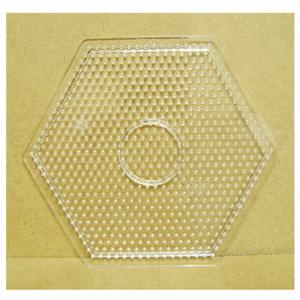 컬러비즈/모양판5mm용/육각大/약14.5cm