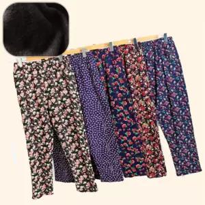 겨울방한 화려한 여자기모바지 줌마바지 9부 농사작업복