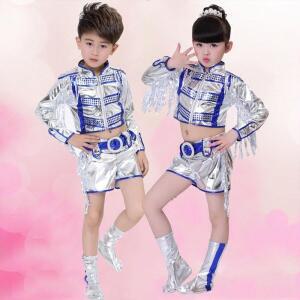 주니어 치어리더 반짝이 스팽글 무대 의상 유치원 초등 댄스학원