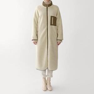 겨울 양면 후리스 뽀글이 양털 점퍼 롱 집업 자켓