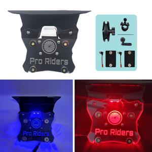 하템몰 오토바이 자석 충전거치대 2구 LED커버형 블루LED 세트