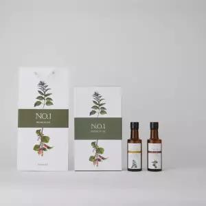 [앤오일](N.O.1) 특A급 저온압착 국산 참기름/생들기름 선물세트(180mlx2병)