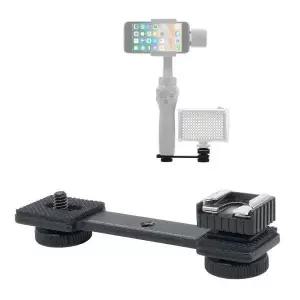 아트박스/본젠 KP-033SP 듀얼 미니 브라켓 마운트+KM-062 핫슈 어댑터 SET