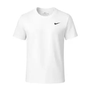 솔리드 드라이핏 기능성 러닝 남성 반팔티 화이트 AR6029-100