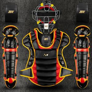 스톰 2025 프리미엄 알로이 포수장비세트 블랙레드 / 포수장비가방+니세이버+목보호대 사은품