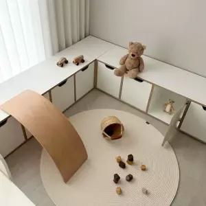 MN1906 무노 벤치 5칸 수납장  방석포함)