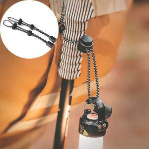 등산스틱 고리끈 가방에 연결하는 탄성로프 버클 2p