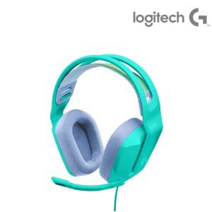 [로지텍코리아] G335 유선 초경량 게이밍 헤드셋 (민트)