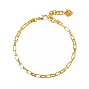 갤러리아 여자 순금 팔찌 체인 큐브 금 24K 7.5g 18K장식