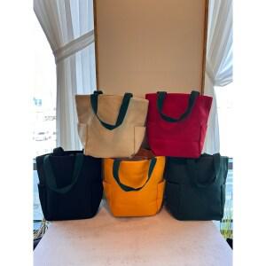 [무료배송/사은품증정]  무지 에코백 캔버스 미니백 토트백 도시락가방 런치백 텀블러가방