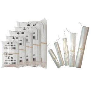 속지봉투 막지 위생 비닐봉투 투명비닐 38x50 1000매