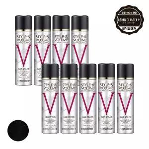 더마클라센 스타일앤 볼륨짱짱 흑채 스프레이 블랙 120ml x9