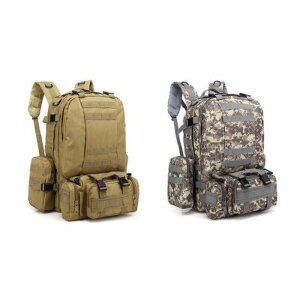 [텐바이텐]밀리터리 백팩 3in1 대형 55L배낭 여행 캠핑 등산