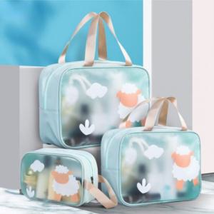 넉넉한 수납공간 여행용 화장품 파우치 소형 대형 세면도구 파우치 생활방수