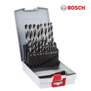 [보쉬]철재 드릴비트 세트(19PCS) 철재1~10mm(0.5mm 단위)*