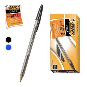 BIC 볼펜 1.6mm 크리스탈 볼드 빅볼펜 12P