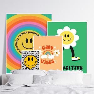 행운을 부르는 스마일액자 돈들어오는그림 거실 카페 소품 아이방 인테리어