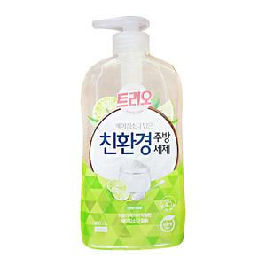애경 트리오 베이킹소다 담은 친환경 주방세제 산뜻한 라임향 680ml 1개 설거지
