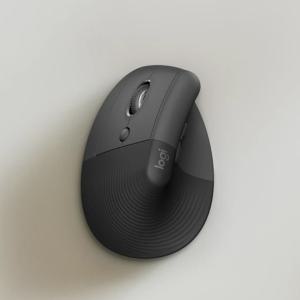 [국내정품] 로지텍코리아 리프트 무선 버티컬마우스 무소음 그래파이트 왼손용