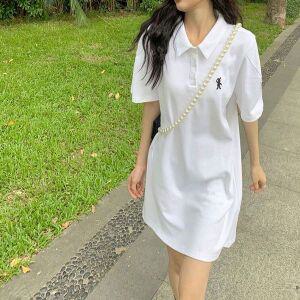 [NS홈쇼핑]LND 엘로쥬 PK 미니 원피스 여성 봄 여름 빅사이즈 치마 카라 반팔티..