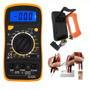 프란텍 XL830L 멀티미터 전기배선 전압 멀티 테스터기 도통검사 건전지체크 저항 다이오드 측정(색상랜덤)