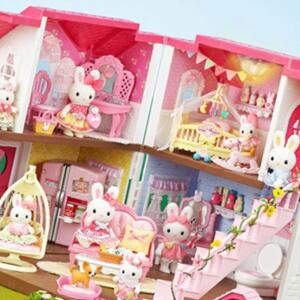 콩지래빗 디럭스 하우스 토끼 인형 놀이 역할 놀이 여아 장난감