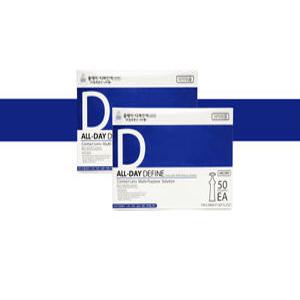 올데이-디파인 7ml x 100회분 하드/드림렌즈 일회용보존액 세척 보존 헹굼 단백질제거 