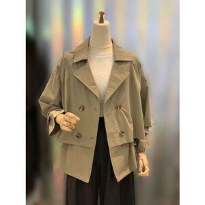 [갤러리아] ab.f.z 나그랑 허리스트링 더블 트렌치코트 자켓 ACY5HR31G1