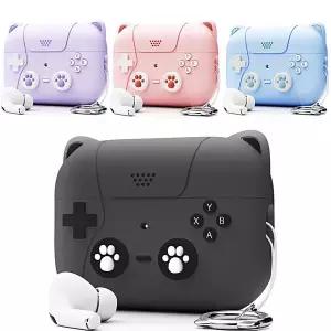 에어팟 3세대 프로2 고양이 게임기 키링 실리콘케이스