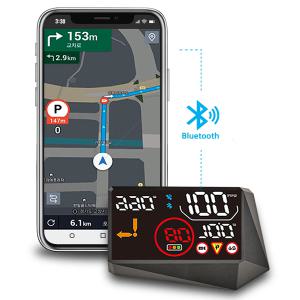 카포스 THUD 헤드업디스플레이 T202 HUD T맵 API 연동 티맵 네비 GPS 속도계 오토큐 최신형 선물 지급 소리윤