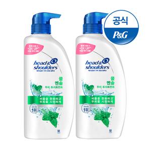 헤드앤숄더 쿨멘솔 트리트먼트 850ml 2개