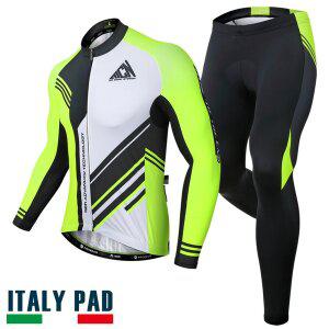 [MCN] 싸이클복 라이딩복 져지+바지 자전거의류 윌리