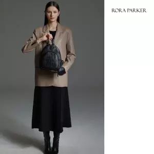 로라파커 소가죽100 백팩+미니파우치