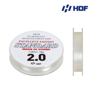 해동 스탠다드 50m 투명 원줄 목줄 민물 바다 HL-1500~1508