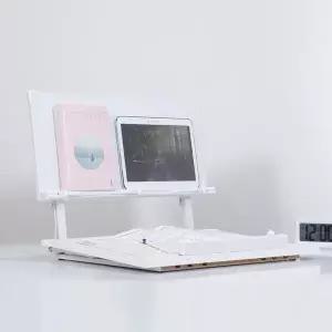 위너독서대 위너 눈높이 화이트 50 슬라이드 2단 독서대