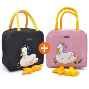 2개세트 오리 보냉백 가방 쿨링백 쿨러백 골프 캠핑 아이스백