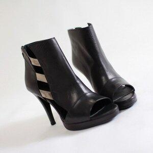 [지젤슈즈]옆라인포인트 오픈토부티힐/ [1706]